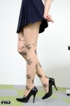 pantyhose pleated_skirt print_legwear rq-star_832 sayuka_aine sheer_legwear skirt skirt_lift rating:Safe score:0 user:nil!
