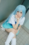 blouse blue_hair cosplay i.o.n loose_socks pleated_skirt school_uniform shii skirt socks tsuburagi_ion rating:Safe score:3 user:nil!