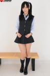 blouse hamada_yuri kneesocks pleated_skirt school_uniform side_ponytail skirt vest rating:Safe score:2 user:nil!