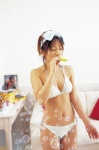 bikini bubbles cleavage hairbow kumada_youko side-tie_bikini swimsuit rating:Safe score:0 user:nil!