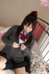 bed blouse cardigan kiriyama_rui kneesocks pleated_skirt ponytail school_uniform skirt rating:Safe score:0 user:nil!