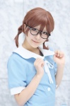 aopi cosplay glasses hirasawa_yui k-on! sailor_dress twin_braids rating:Safe score:0 user:nil!