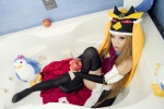 arai_yomi bathroom bathtub bodysuit cosplay detached_sleeves mawaru_penguindrum penguin_hat princess_of_the_crystal shimashou_ka. thighhighs rating:Safe score:0 user:nil!