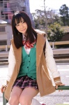 blouse cardigan coat dgc_0931 kneesocks pleated_skirt school_uniform skirt tachibana_nanako rating:Safe score:1 user:nil!