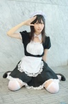 apron cosplay futsure headband maid maid_uniform original thighhighs rating:Safe score:1 user:pixymisa