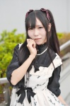 blouse cosplay hairbows jumper tagme_character tagme_series twintails yui_(ii) rating:Safe score:0 user:nil!