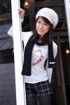 hat kashiwagi_misato pantyhose scarf shorts tshirt rating:Safe score:0 user:nil!