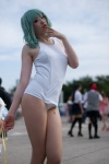 boots cosplay green_hair kazami_yuuka mari_(ii) swimsuit touhou rating:Safe score:0 user:pixymisa