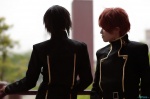 code_geass cosplay crossplay kururugi_suzaku lelouch_lamperouge red_hair rou saya uniform rating:Safe score:0 user:nil!