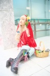 blonde_hair boots cosplay dress flowers hasui_yuuri little_red_riding_hood original pantyhose shawl rating:Safe score:0 user:nil!