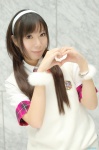 <3 aoki blouse cosplay hairband magical_skip school_uniform sweater_vest tie touma_miho rating:Safe score:0 user:nil!