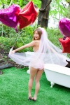 ass balloons bikini kiguchi_aya side-tie_bikini swimsuit veil rating:Safe score:2 user:nil!