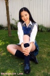 blouse bookbag kneesocks pleated_skirt school_uniform shizuka_(ii) skirt sweater_vest rating:Safe score:0 user:nil!