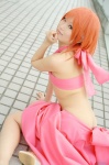 ass cosplay halter_top maze_bakunetsu_jikuu mill_varna orange_hair skirt tachibana_remika rating:Safe score:1 user:nil!