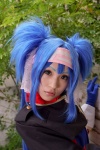 blue_hair buyara cosplay gloves hair_ribbons headband jumper klan_klein macross macross_frontier military_uniform twintails rating:Safe score:0 user:nil!