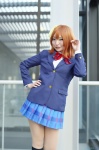 blazer blouse cosplay kneesocks kousaka_honoka kuon love_live!_school_idol_project pleated_skirt red_hair school_uniform skirt rating:Safe score:0 user:nil!