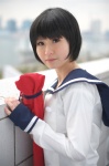 cosplay ga-rei_zero katana sailor_uniform school_uniform sword tsuchimiya_kagura umitsuki_ryou rating:Safe score:0 user:nil!