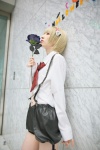 blonde_hair blouse braid cosplay drawers ishiori_arie original shorts suspenders rating:Safe score:0 user:nil!