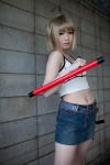 blonde_hair camisole cosplay denim elie midriff miniskirt rave sakuto_kisinnra skirt rating:Safe score:0 user:xkaras