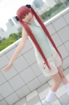 air cosplay hinomura_uta michiru red_hair shorts sweater_vest turtleneck twintails rating:Safe score:0 user:nil!