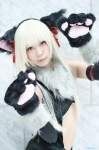 animal_ears blonde_hair bodysuit cat_ears cosplay detached_sleeves paw_gloves tagme_character tagme_series yuzuki_aya_(ii) rating:Safe score:1 user:nil!