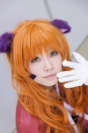 animal_ears bra cat_ears choker cosplay croptop gloves kanro nina_(wazu_wasu) orange_hair tail wazu_wasu rating:Safe score:0 user:pixymisa