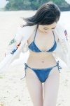 anzu_sayuri beach bikini cleavage denim jacket side-tie_bikini swimsuit rating:Safe score:1 user:nil!