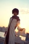 blue_hair coat cosplay default_costume headset kaito nagumo scarf trousers vocaloid rating:Safe score:1 user:nil!