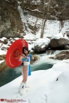 boots cosplay fan gauntlets hairbow kimono king_of_fighters kunoichi saku shiranui_mai umbrella rating:Safe score:0 user:nil!