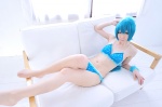 aqua_hair bikini colorful_pop_star!! cosplay haruka hatsune_miku ponytail swimsuit vocaloid rating:Safe score:2 user:nil!