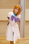boots bow cosplay cuffs dress higurashi_no_naku_koro_ni orange_hair ryuuguu_rena sailor_hat sera rating:Safe score:0 user:nil!