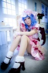 blue_hair cosplay dress hat maropapi remilia_scarlet socks touhou touhou_ningyou_fuminori_shirizu_2 wings rating:Safe score:2 user:nil!