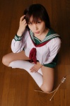 aka_futomomo_plus_ao_futomomo cosplay higurashi_kagome inuyasha kneesocks pantyhose pleated_skirt sailor_uniform school_uniform skirt usa_hinako rating:Safe score:0 user:nil!