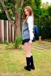 blouse bookbag hina_ayuri kneesocks pleated_skirt school_uniform skirt sweater_vest rating:Safe score:0 user:nil!