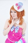 cosplay dress hat kai kousaka_honoka love_live!_school_idol_project red_hair rating:Safe score:0 user:nil!