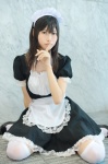 apron cosplay futsure headband maid maid_uniform original thighhighs rating:Safe score:2 user:pixymisa