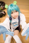 alice_(sakuratetsu_taiwahen) blue_hair cosplay detached_sleeves gloves quad_tails sakuratetsu_taiwahen shorts zero_inch rating:Safe score:0 user:nil!
