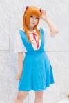 blouse cosplay hair_pods jumper narihara_riku neon_genesis_evangelion red_hair ribbon_tie school_uniform soryu_asuka_langley rating:Safe score:0 user:pixymisa