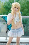asanagi_rin blonde_hair blouse cosplay croptop miniskirt skirt tagme_character tagme_series wings rating:Safe score:1 user:nil!