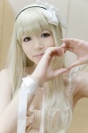 <3 blonde_hair cosplay dress hairband original sakura_mao rating:Safe score:0 user:nil!