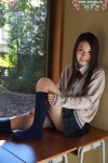 blouse cardigan kneesocks mizuki_(ii) pleated_skirt school_uniform skirt rating:Safe score:2 user:nil!