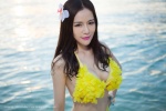 bikini_top cleavage nancy ocean sarong swimsuit xiuren_069 rating:Safe score:0 user:nil!