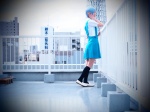 ayanami_rei blouse blue_hair cosplay jumper kneesocks neon_genesis_evangelion rinami rating:Safe score:0 user:nil!