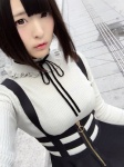 cosplay nikukyuu_ayato original self-shot skirt suspenders sweater zipper rating:Safe score:1 user:Kryzz