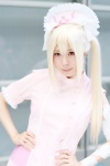 bandages blonde_hair cosplay dress nurse nurse_cap nurse_uniform onagi_mayu shinkukan side_ponytail tagme_character rating:Safe score:0 user:nil!