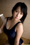 bathroom cleavage dgc_0737 kiriyama_rui one-piece_swimsuit swimsuit twintails wet rating:Safe score:2 user:nil!