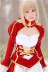 blonde_hair braid cosplay dress fate/series fate/stay_night kamui_arisa red_moon saber rating:Safe score:0 user:nil!