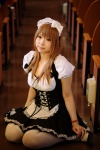 apron corset cosplay dress hairband maid maid_uniform natsume_megumi original thighhighs zettai_ryouiki rating:Safe score:1 user:nil!