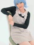 blouse blue_hair cosplay jumper kuuya original rating:Safe score:0 user:nil!