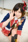 akb48 blouse boots cosplay endou_sora hairbow jacket maeda_atsuko_(cosplay) miniskirt skirt slip tie vest rating:Safe score:0 user:pixymisa